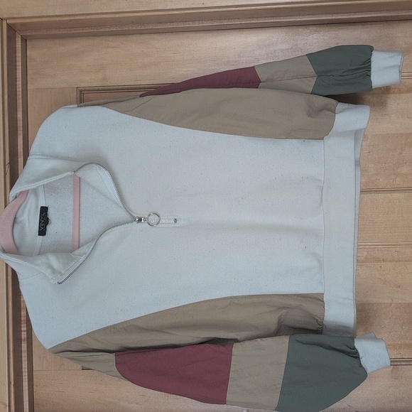 vinyl Tops - Vinyl pullover oversized jacket L